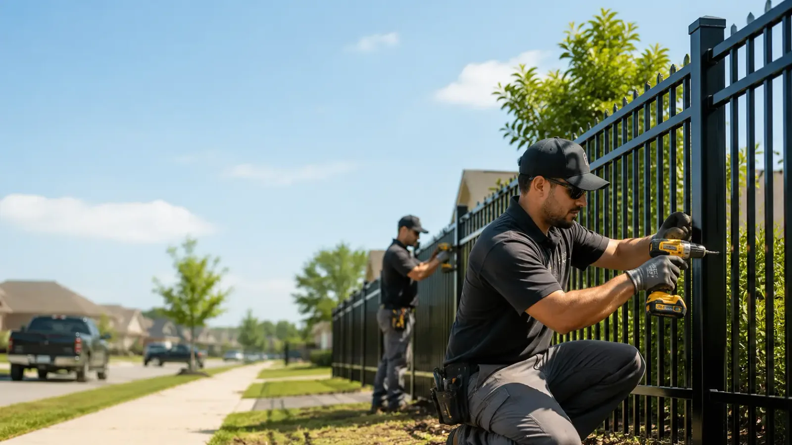 Metal Fence Installation in Alma, MI